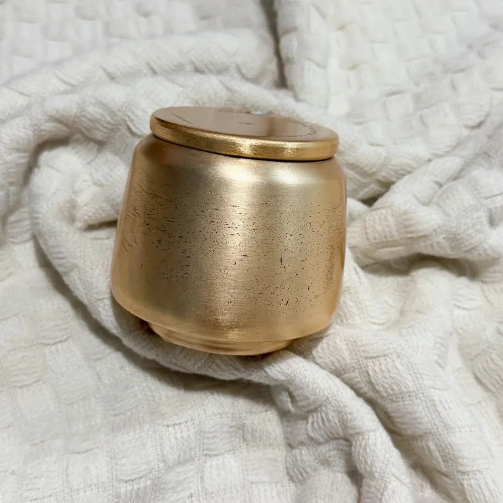 NEW Anthropologie The Gather Candle Ambered Topaz Mini